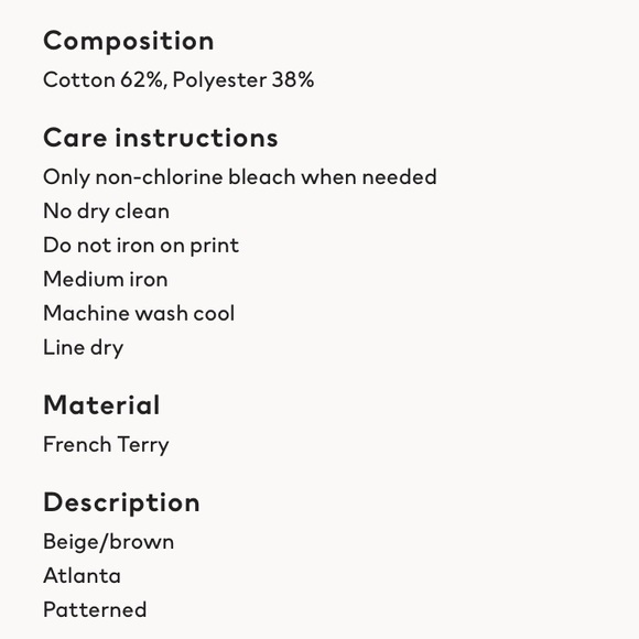 H&M • Adorable Sweatshirt Style ATLANTA Dress - Picture 8 of 16